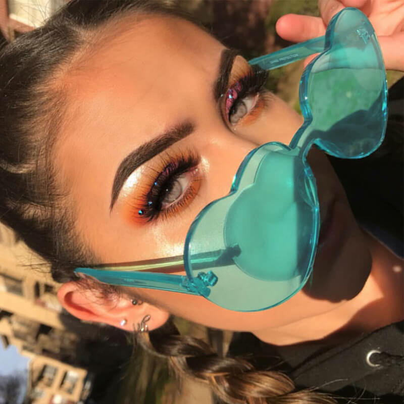 Lovely Stylish Asymmetrical Blue Sunglasses Sale | LovelyWholesale