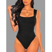 LW Wide Strap Basic Skinny One-piece Swimsuit