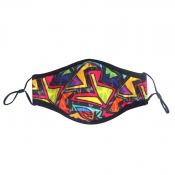 Lovely Casual Color-lump Multicolor Face Mask