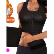 Lovely Sportswear Basic Skinny Black Waist Trainer