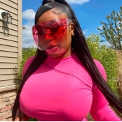LW Chic Gradient Red Sunglasses