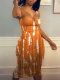 LW SXY Tie-dye Bodycon Cami Dress