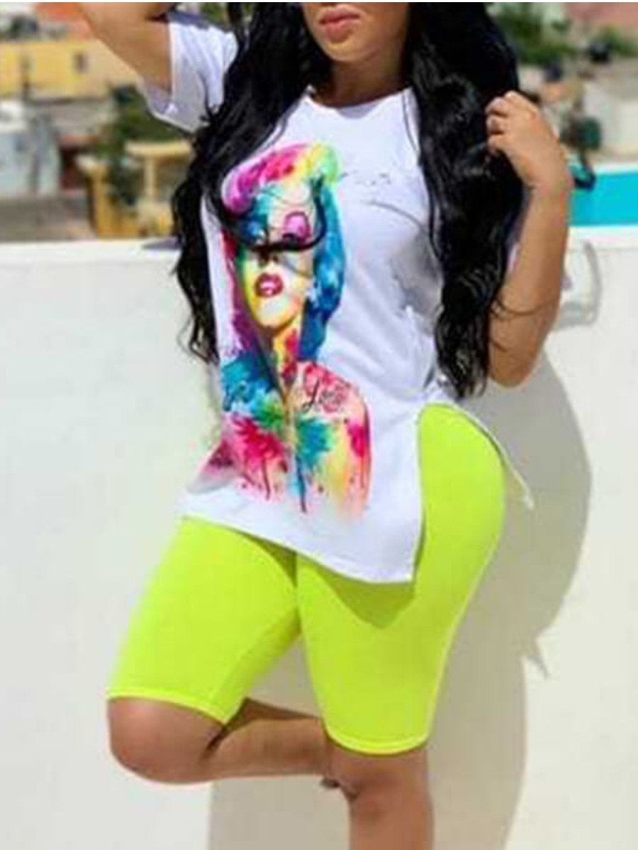 LW Graffiti Element Figure Shorts Set