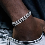 LW Men Hollow-out Chain Bracelet