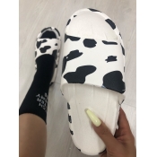 LW BASICS Round-toe Cow Grain Slippers