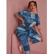 LW Bandage Design Patchwork Jumpsuit