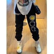 LW BASICS Smilimg Pace Letter Print Pants