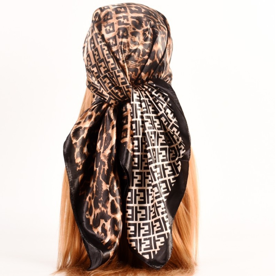 LW Animal Letter Print Bandana Headband