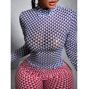 LW Turtleneck See-through Pants Set