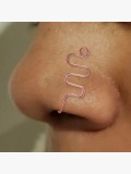 LW Fold Design Nose Ring Body Jewelry