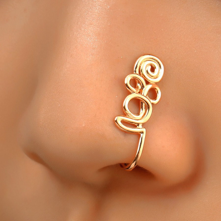 LW Fold Design Nose Ring Body Jewelry