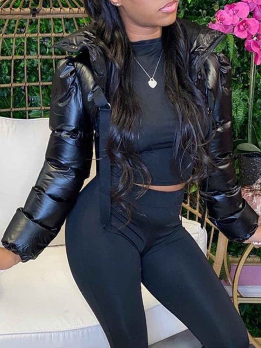 LW Crop Top Puffer Jacket