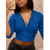 LW Hooded Collar Kangaroo Pocket Hoodie