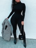 LW BASICS Turtleneck Skinny Jumpsuit