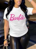 LW Barbie Letter Print T-shirt
