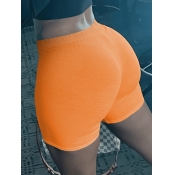 LW BASICS Mid Waist Regular Fit Booty Shorts