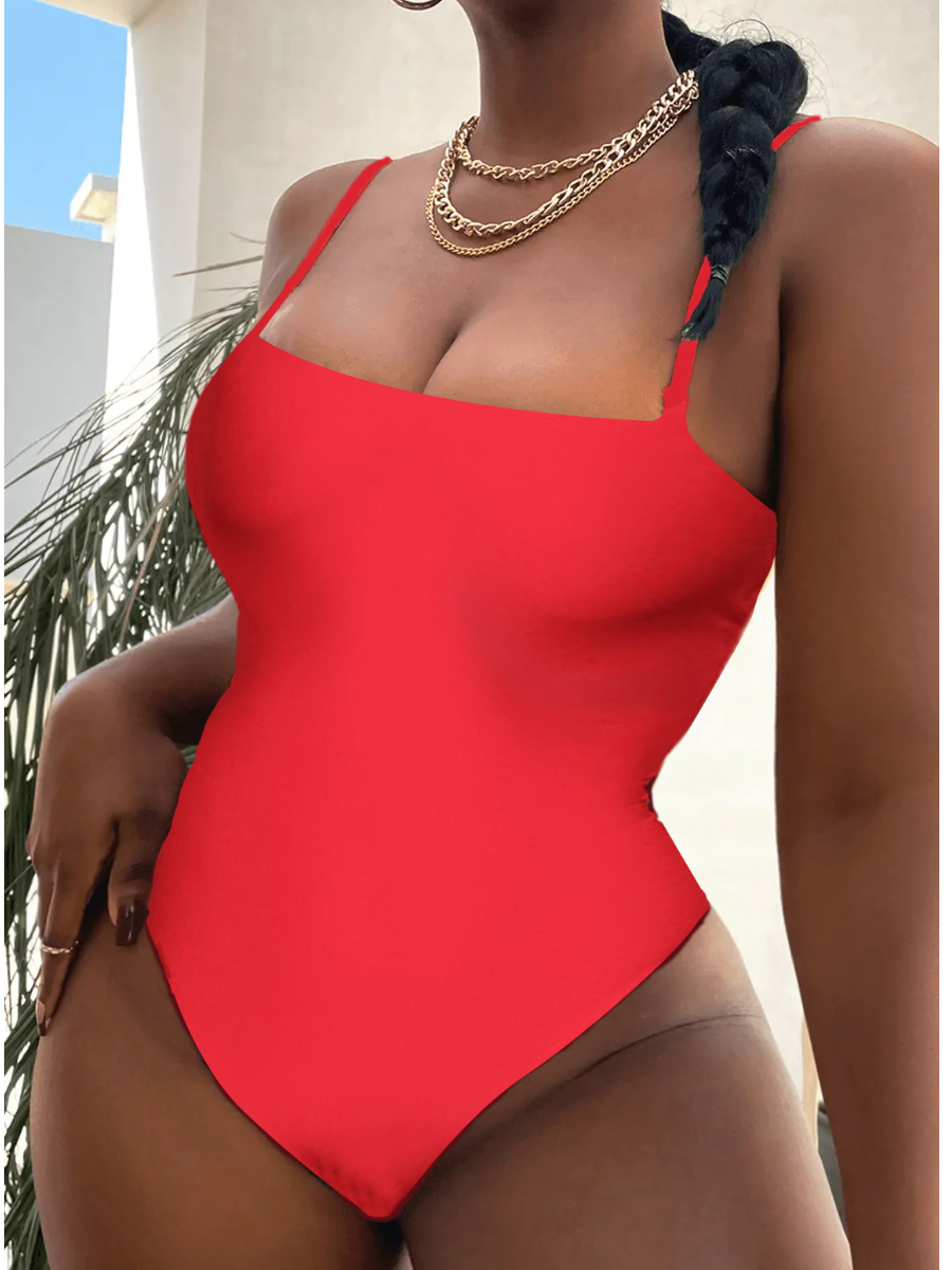 LW BASICS Adjustable Strap Skinny Bodysuit