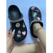 LW Cartoon Rhinestone Decor Cut Out Slides