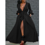 LW Plus Size Bandage Design High Split A Line Dres