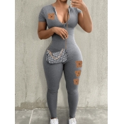 LW Cartoon Print Skinny Jumpsuit