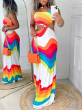 LW Plus Size Pattern Print Dress