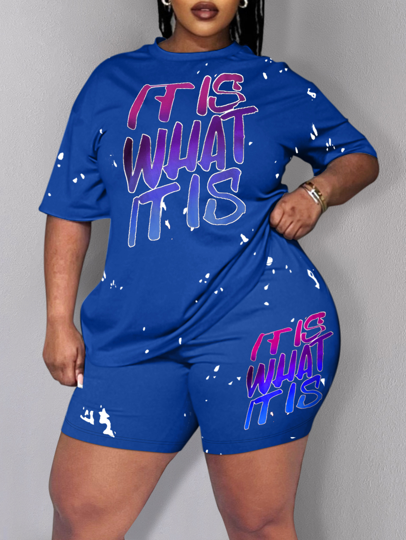 8pcs Women's Letter Printed Waistband Square Cut Underwear, Sports & Casual Shorts Set