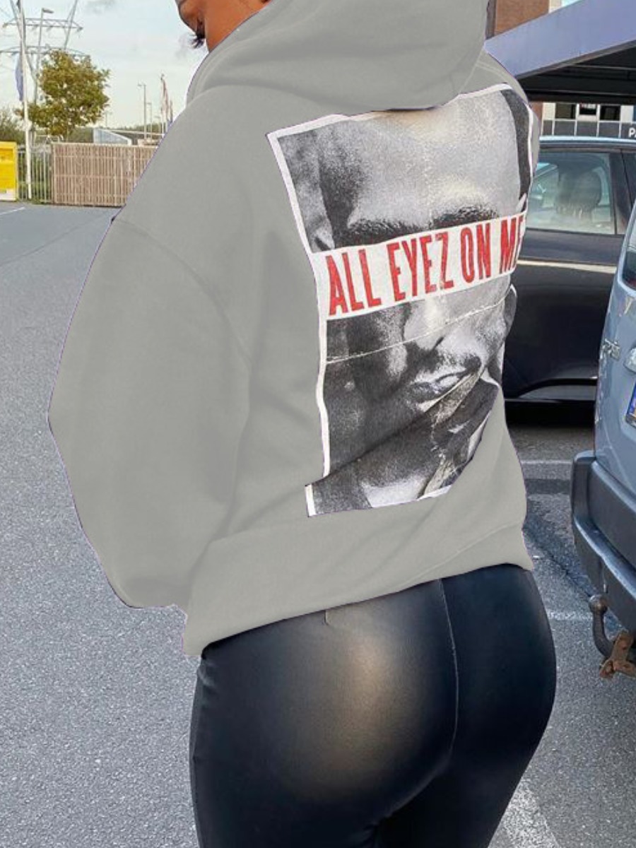 LW Pattern Figure Hoodie