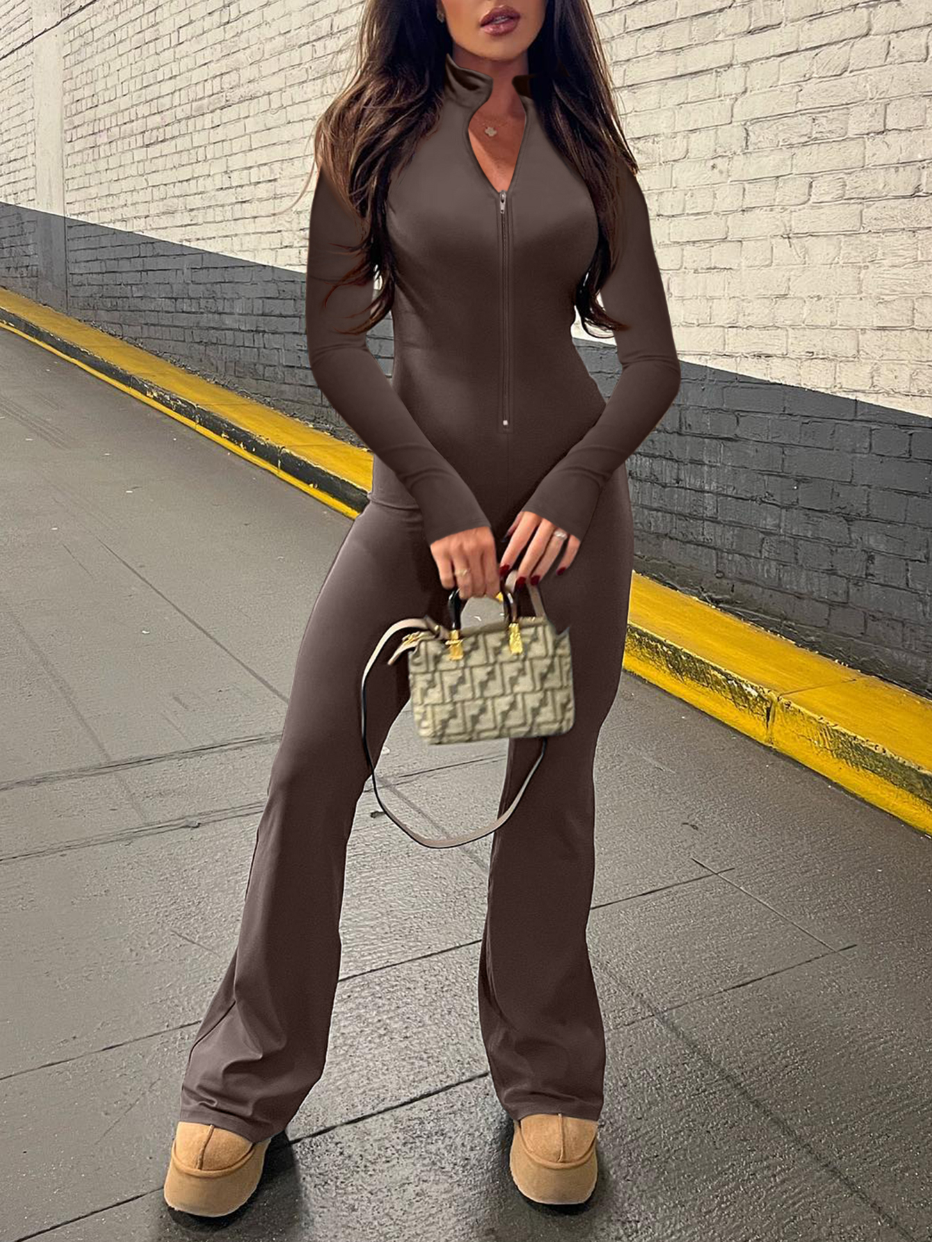 LW Solid Color Jumpsuit