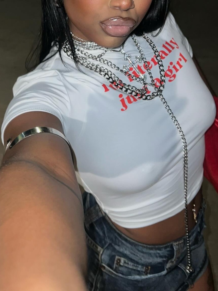 LW Pattern Letter T-shirt