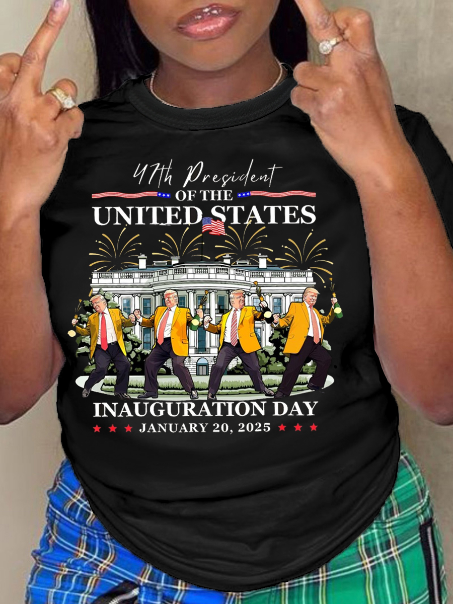 LW Plus Size Pattern Figure T-shirt