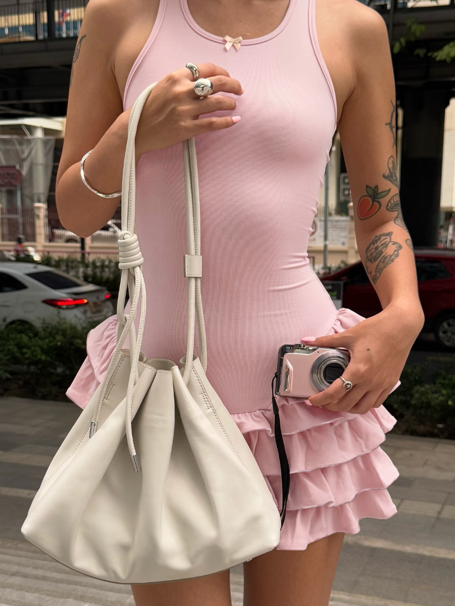 LW Ruffle Butterfly Mini Dress