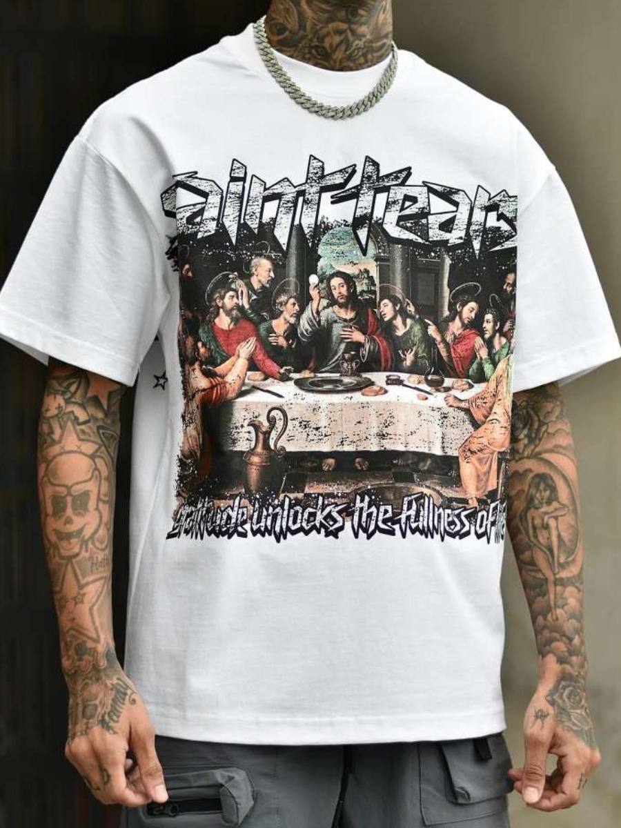 LW Men Pattern Figure T-shirt