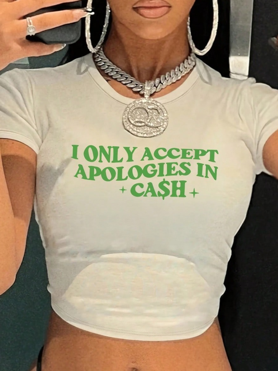 LW Pattern Letter T-shirt