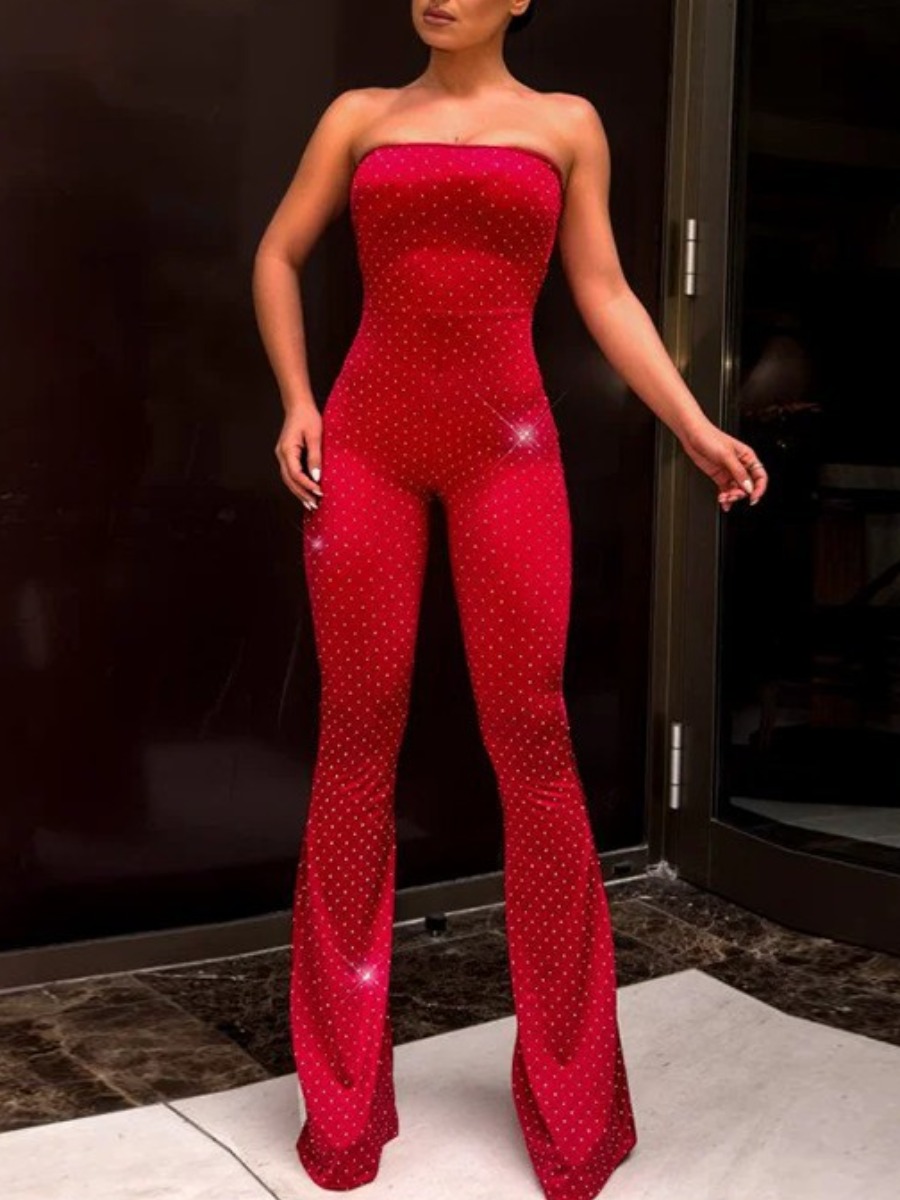 LW BASICS Pattern Regular Dots Jumpsuit