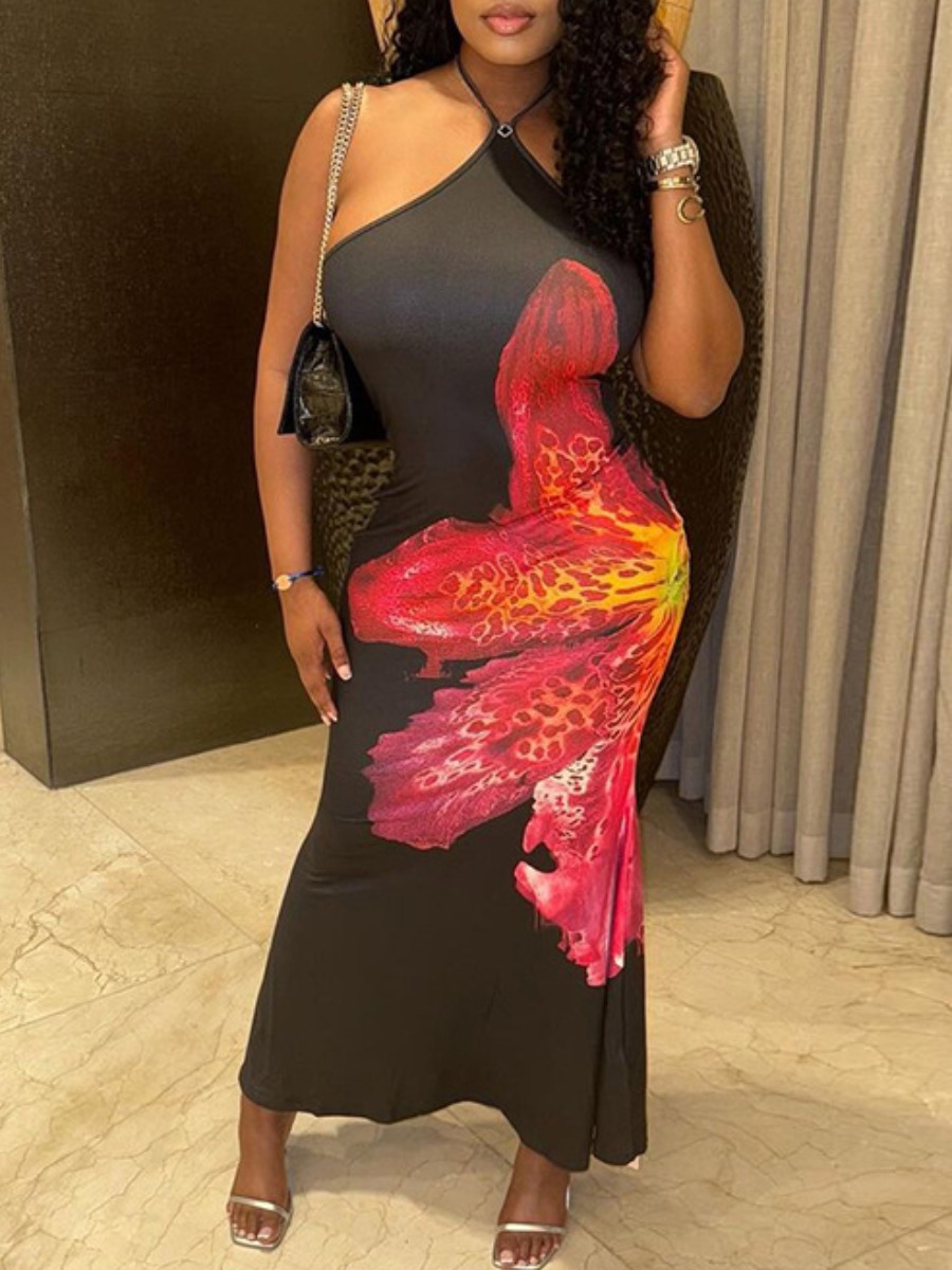 LW Pattern Floral Maxi Dress