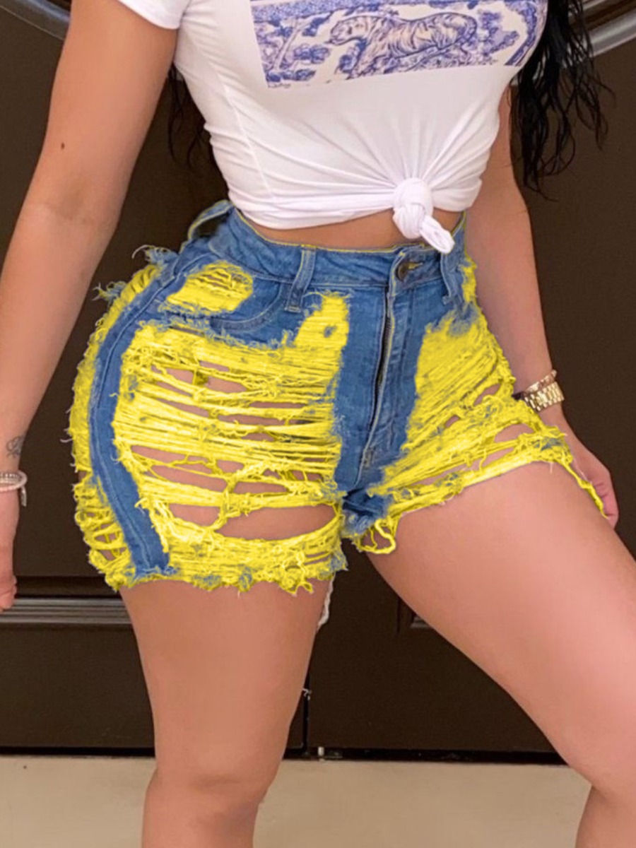 LW Tear Solid Color Shorts