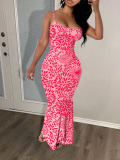 LW Pattern Mixed Flower Print Maxi Dress
